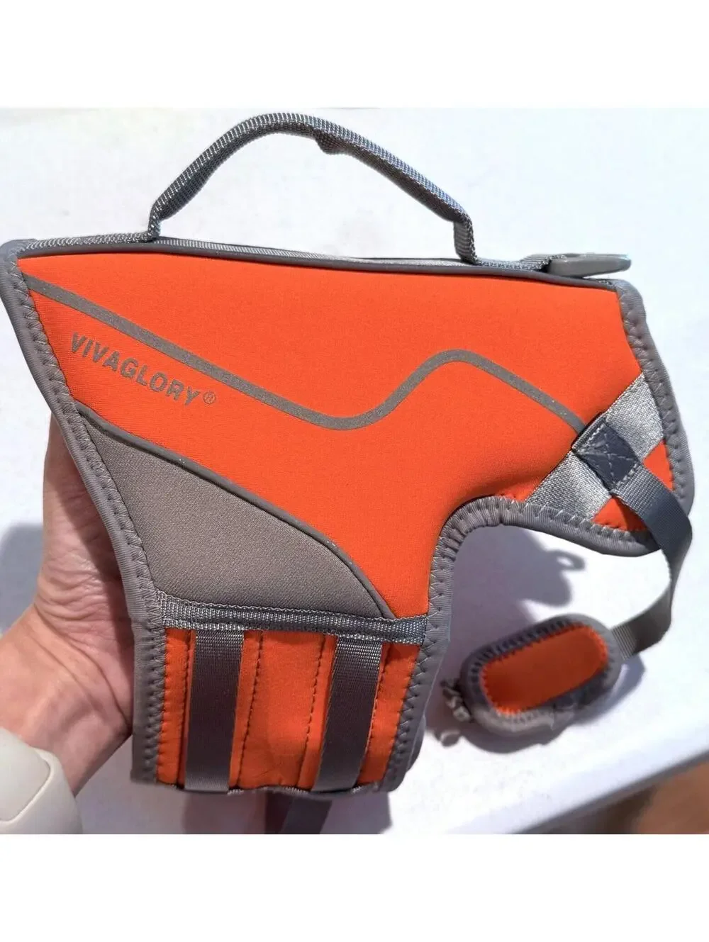 Brand New With Tags Vivaglory Orange Dog Canine Life Jacket Size Extra Small